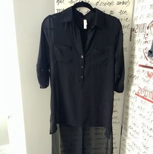 Black shear shirt